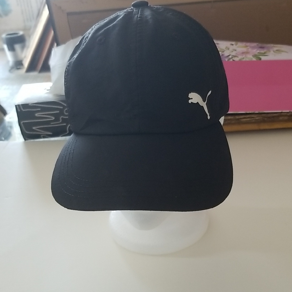 Men's Puma Classic Black Baseball Cap - Size M To Large